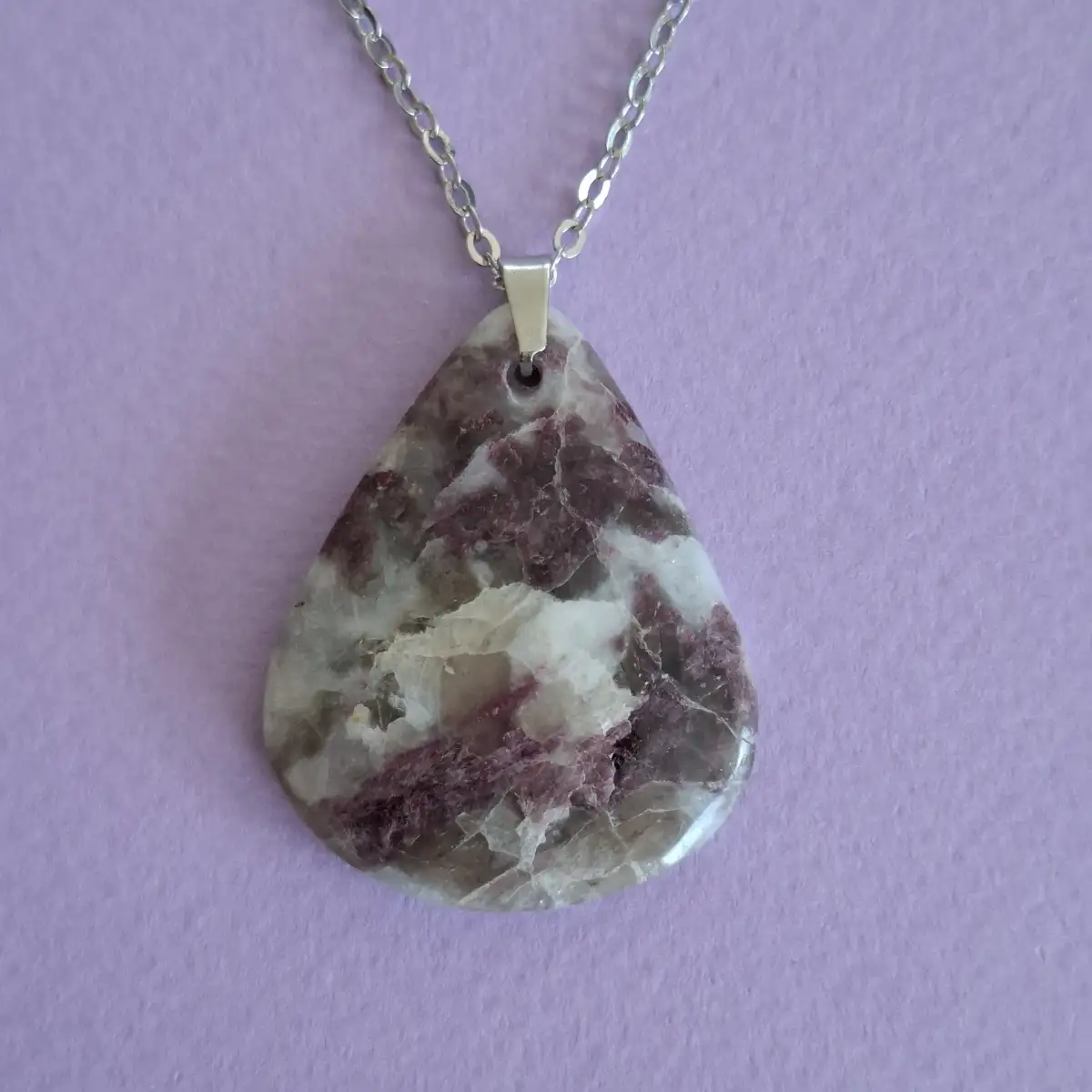 Pendentif en Rubellite naturelle