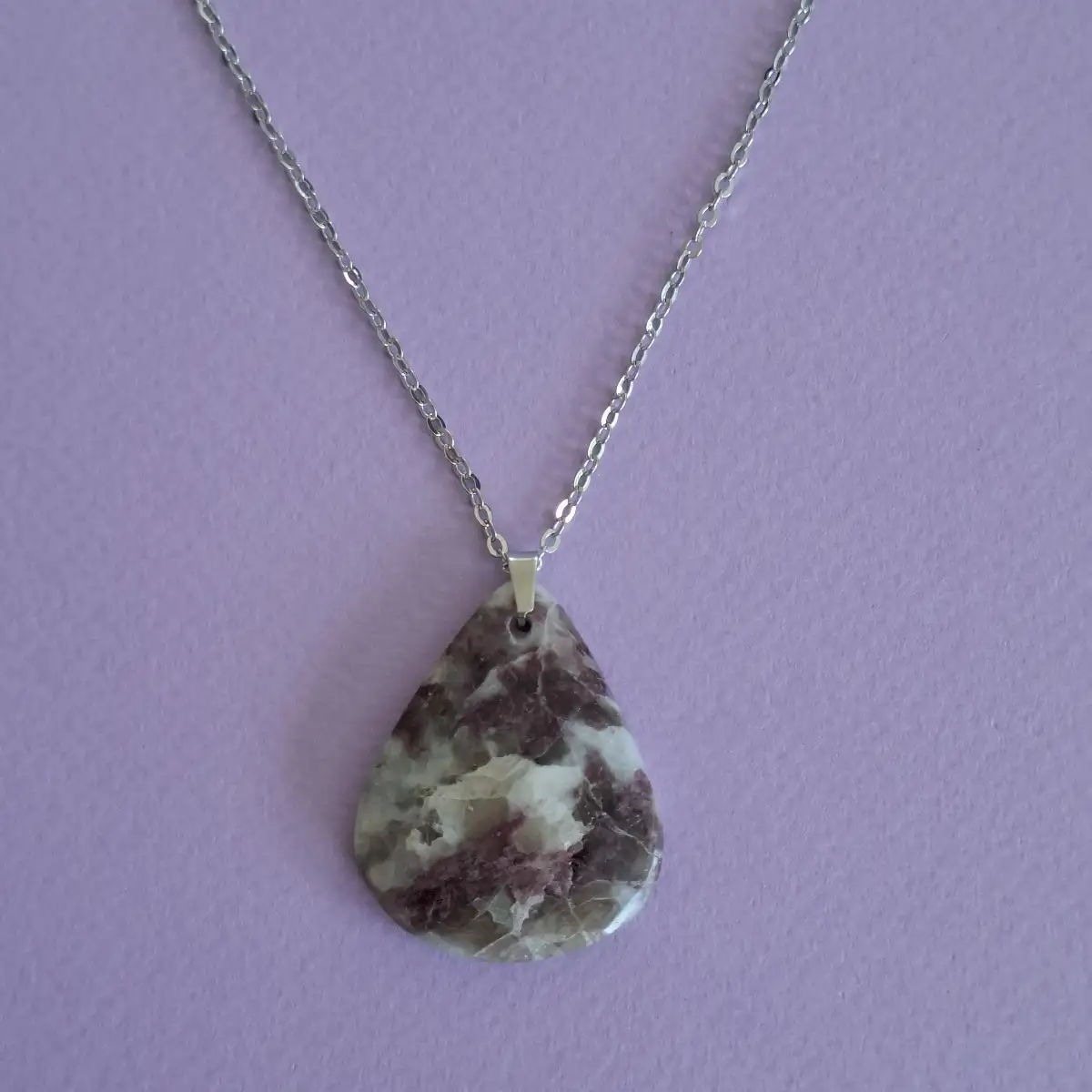 Pendentif en Rubellite naturelle