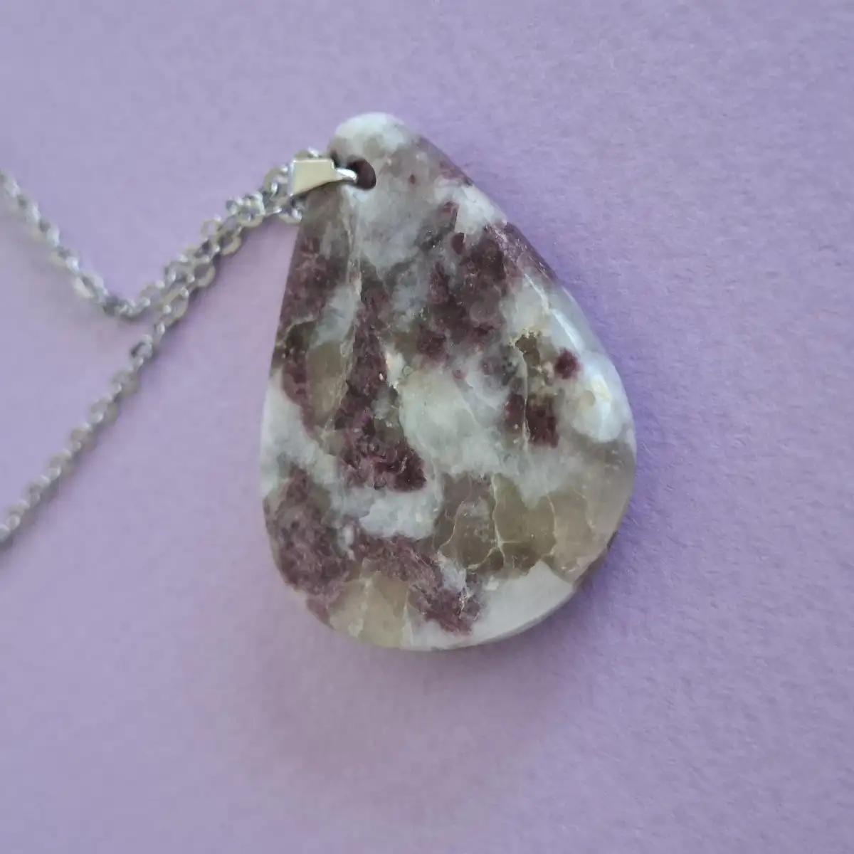 Pendentif en Rubellite naturelle
