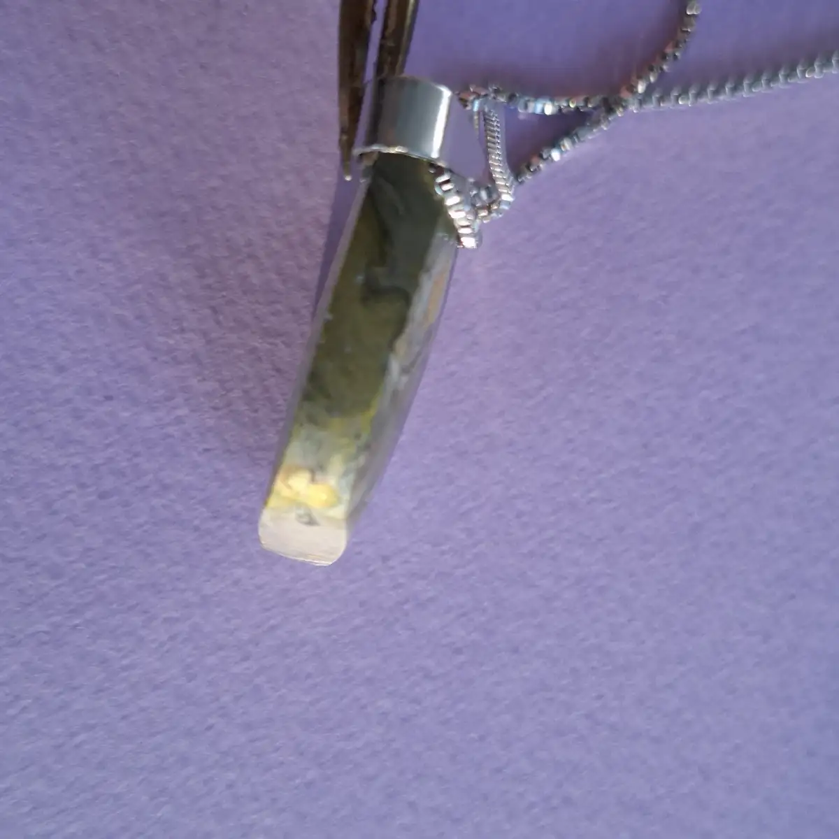 Pendentif en Jaspe Bumblebee naturel