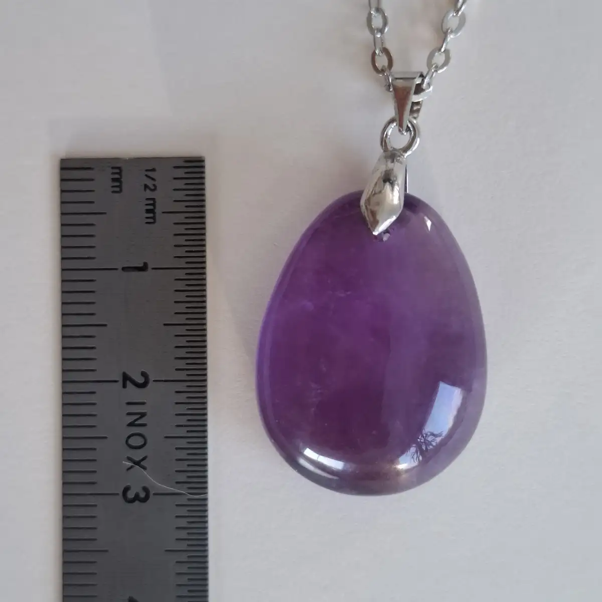 Pendentif en Améthyste naturelle