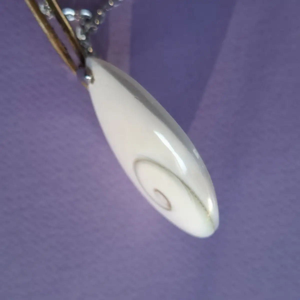 Pendentif en Œil de Sainte-Lucie naturel