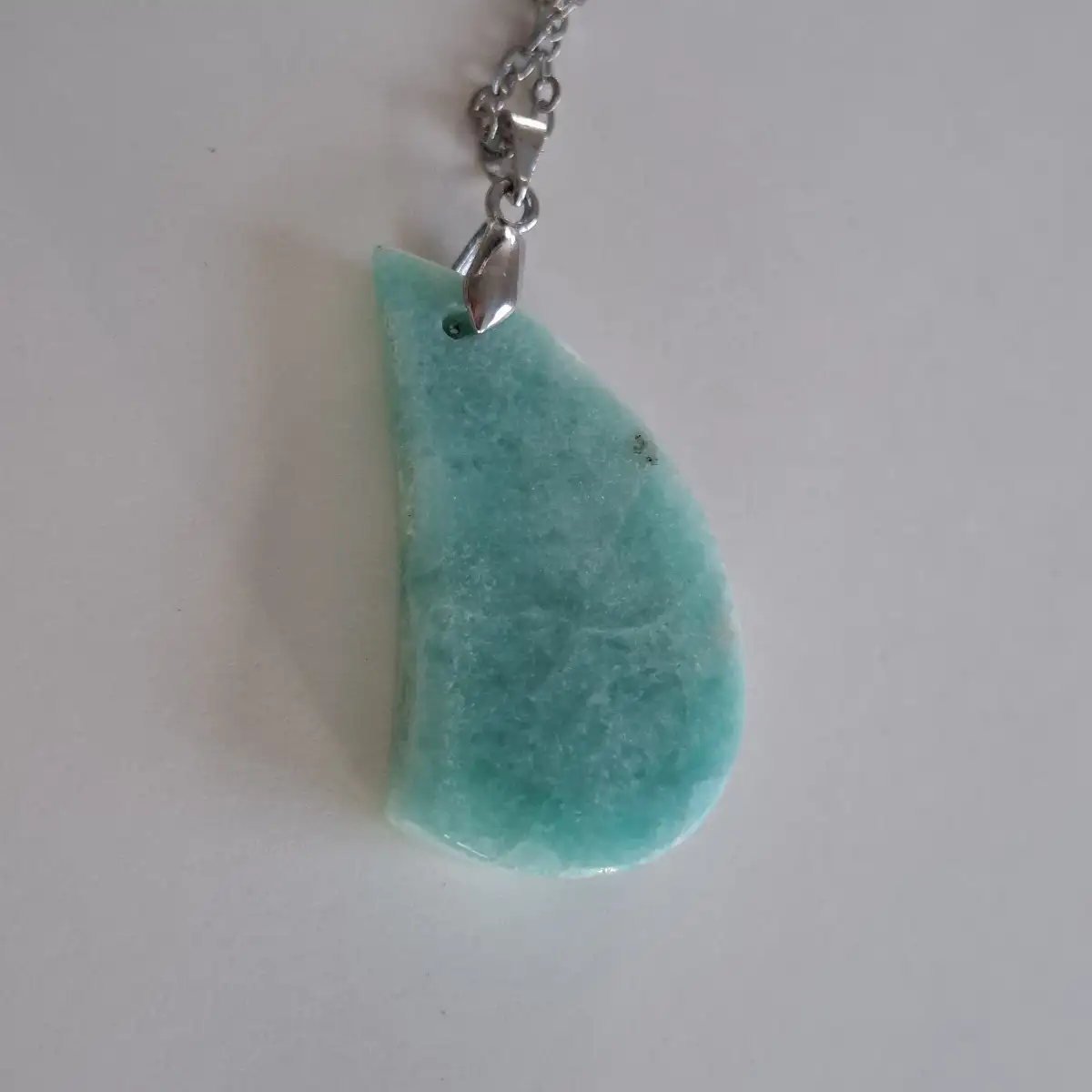 Pendentif en Amazonite naturelle