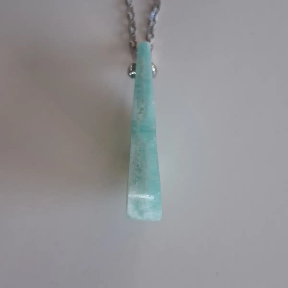 Pendentif en Amazonite naturelle