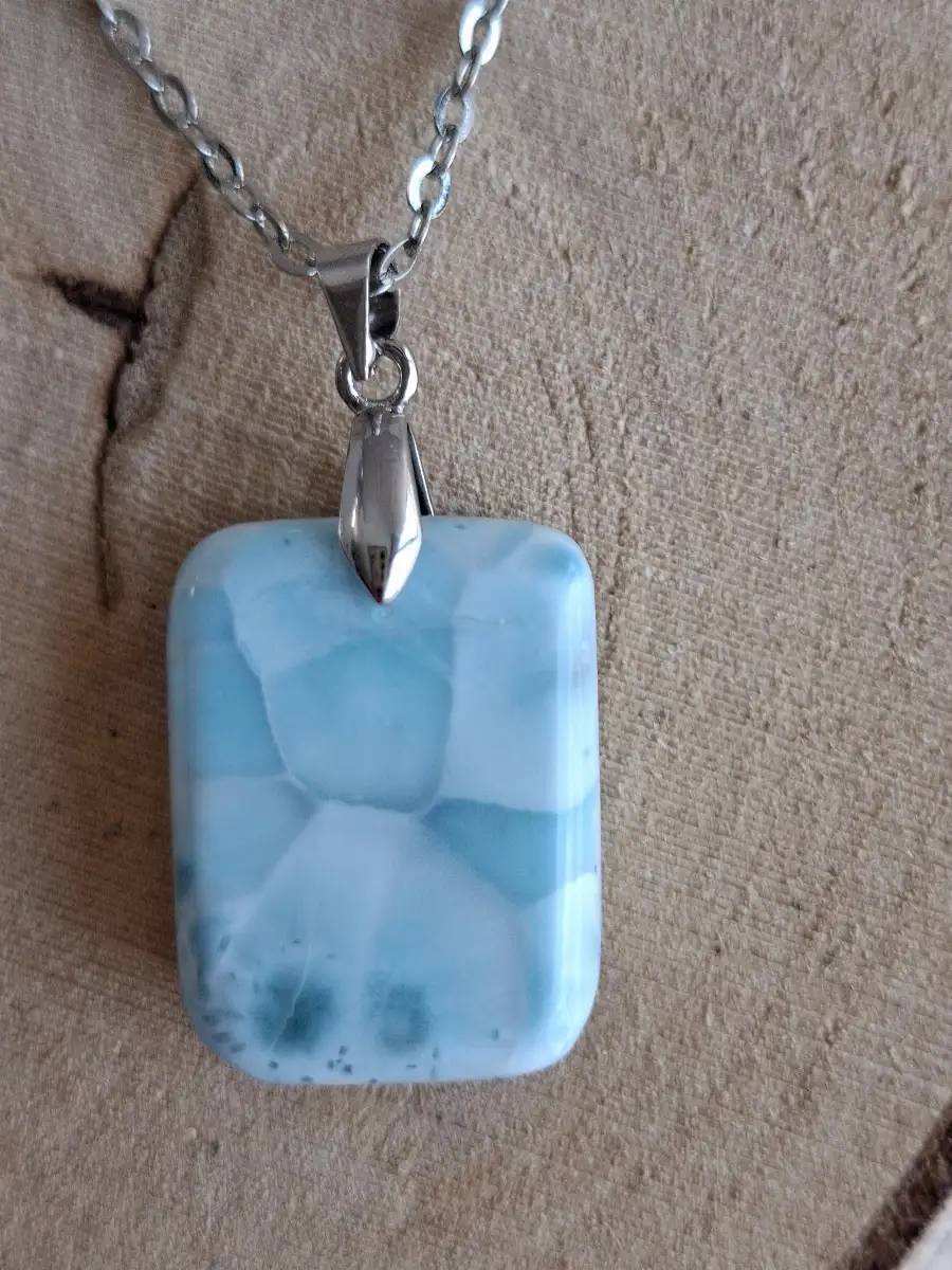 Pendentif en Larimar – République Dominicaine