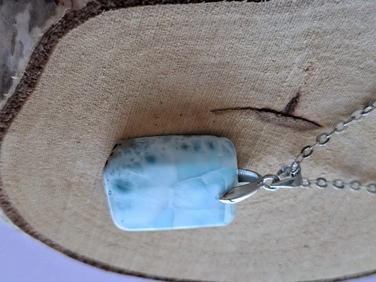 Pendentif en Larimar – République Dominicaine