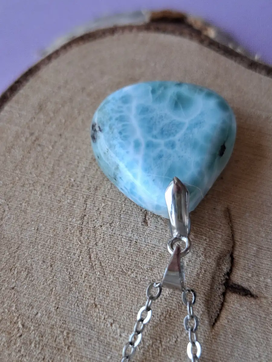 Pendentif en Larimar – République Dominicaine