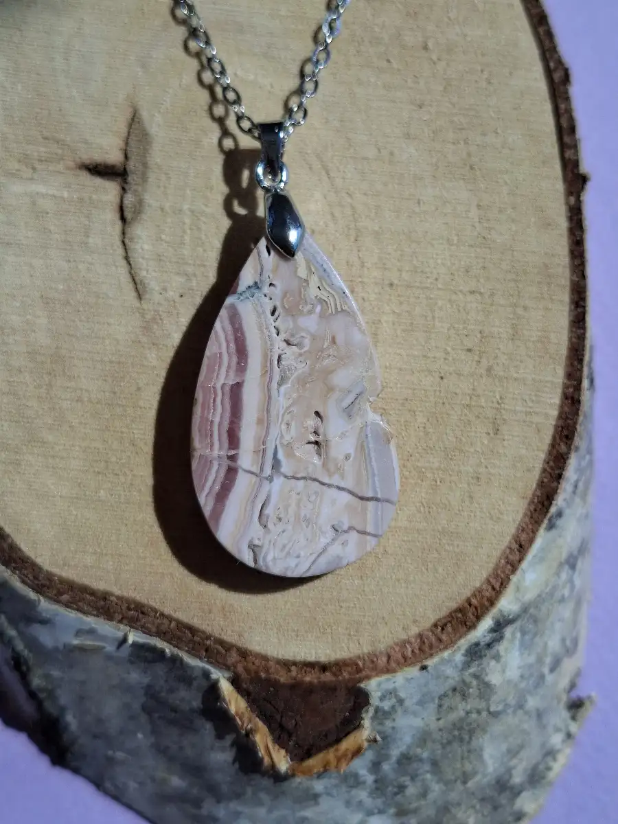 Rhodochrosite naturelle  - Taille forme GOUTTE