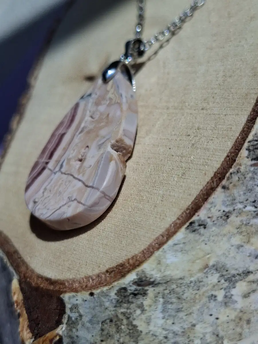 Rhodochrosite naturelle  - Taille forme GOUTTE