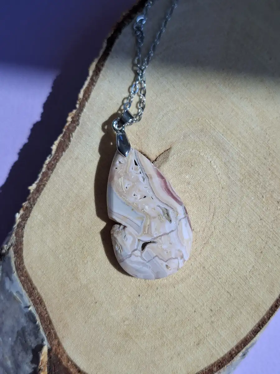 Rhodochrosite naturelle  - Taille forme GOUTTE