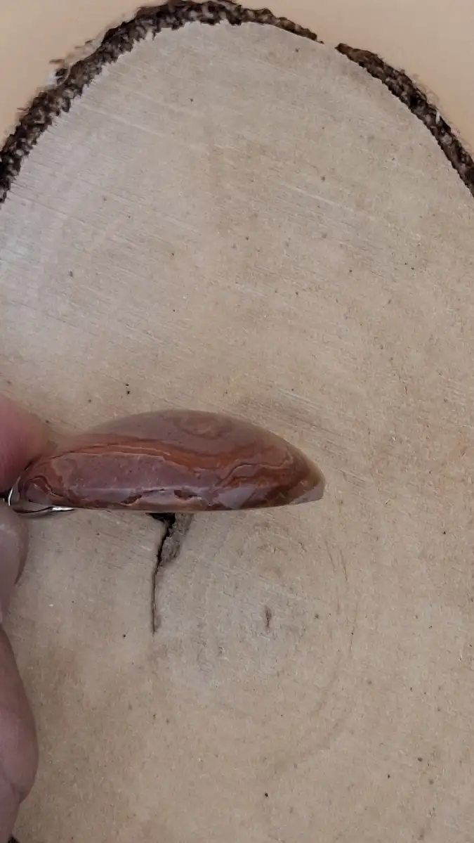 Pendentif en Jaspe Océan naturel
