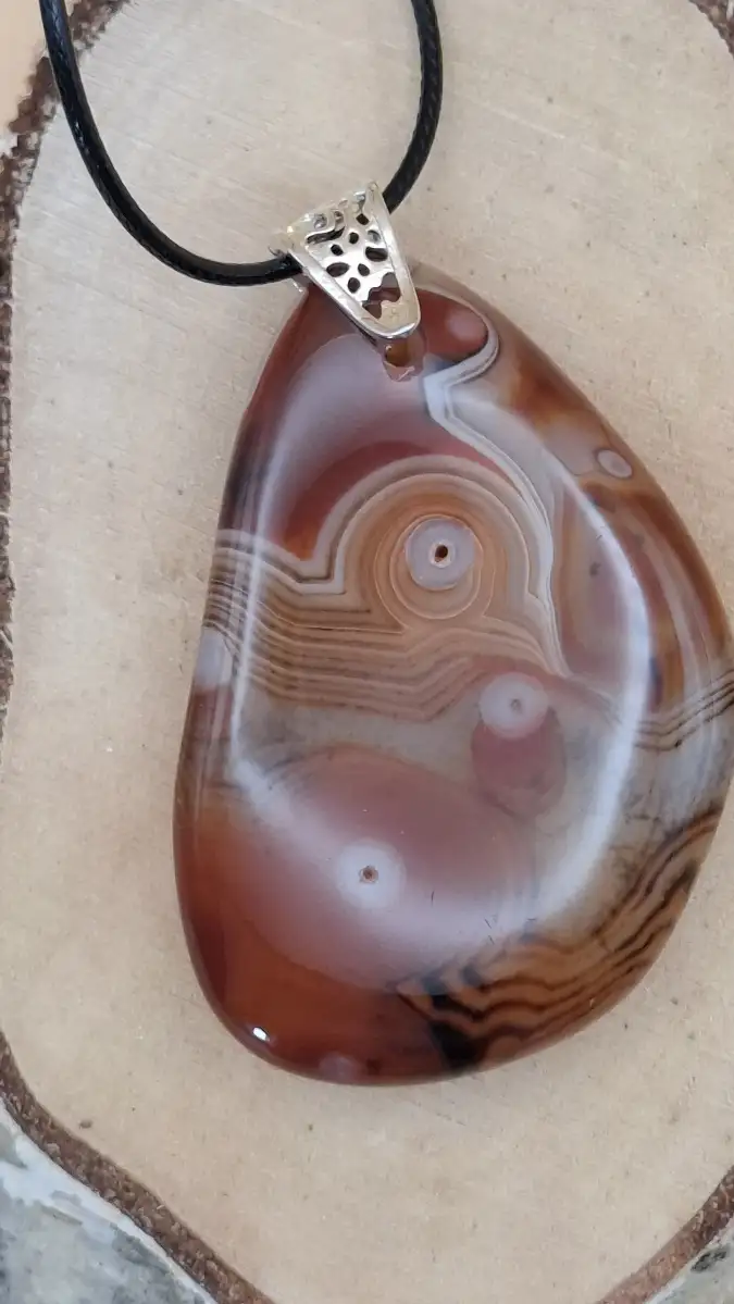 Pendentif  ENORME !! en Agate