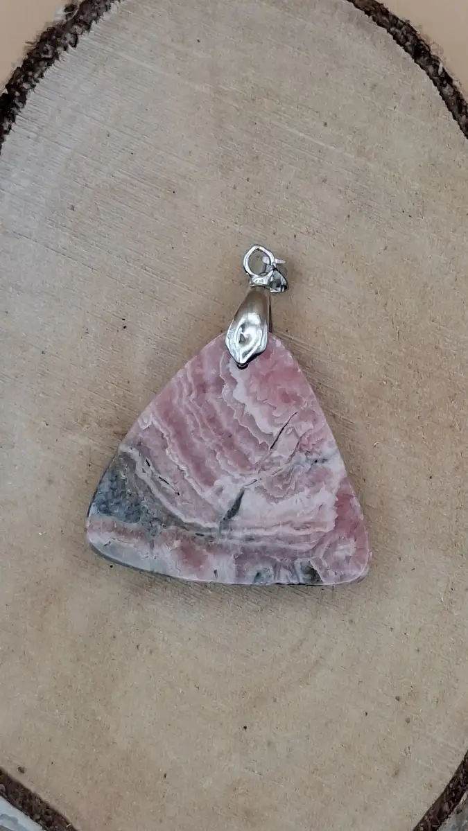 Rhodochrosite naturelle  - Taille forme TRIANGLE