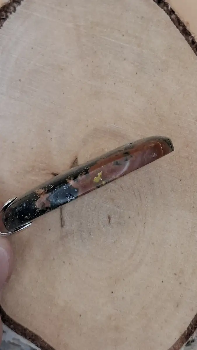 Pendentif en Jaspe Océan naturel